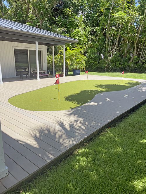 Sarasota Artificial Turf Putting Greens